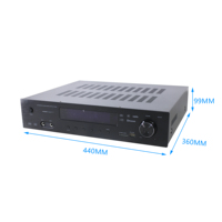 T 500W Multifonctionnel Maison 5.1 Canaux Mini KTV Nouvelle Lecture de Carte Amplificateur Audio Vidéo Numérique Pour Haut-parleurs de Plafond