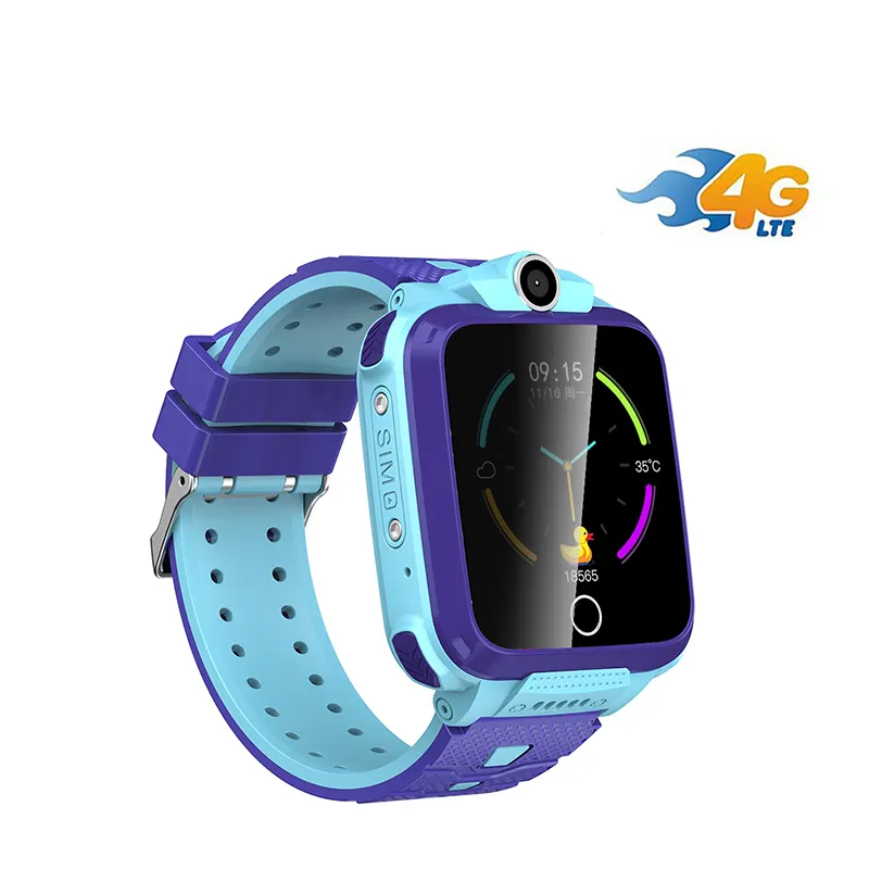 Smart watch v11 ip67 infantil de 2019, relógio inteligente à prova d' água com 4g, wifi, comunicação bidirecional, gps, 4g lte