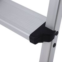 Échelle pliante en aluminium personnalisée, type A, conforme à la norme EN131, avec pieds en caoutchouc antidérapants, pour la peinture domestique et les travaux intérieurs