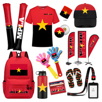Bâton gonflable promotionnel personnalisé avec drapeaux nationaux pour la cheerleading, accessoire pour les matchs de football et les événements sportifs