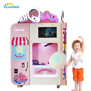Guangdong Factory Commercial Home Automatische Zahnseide Zucker Zuckerwatte Verkaufs automat