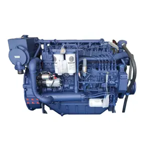 Motor de barco, venda quente na linha 6 cilindro 4 tempos água refrigerado weichai wp6c motor diesel marinho para uso marinho