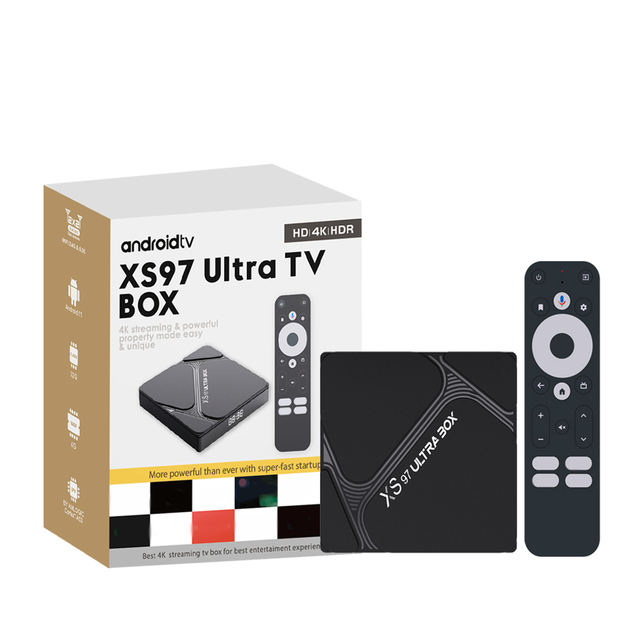 New Stock Arrival Amlogic S905W2 XS97ULTRA BOX Remote Control 5G Dual-Band Wifi Tv Streaming Box With Netfl With High Quality