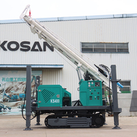 KS400 DTH/Crawler Type Machines de construction hydrauliques Plate-forme de forage de puits d'eau de 400m de profondeur