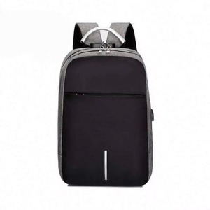Muestra gratuita, mochila para portátil de viaje, negocios, escuela, para adolescentes, con logotipo personalizado, duradera, moderna, con puerto USB, para chicos. - Product Image 6