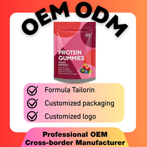 Gomitas de Proteína de Suero para Adultos OEM, Sabor a Bayas Mixtas, 12 g de Proteína por Porción, Sin Azúcar, Vegetarianas, Nutrición Deportiva, Musculación - Product Image 2