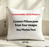 Housse de coussin jacquard en polyester doux, sur mesure, prix de gros, taie d'oreiller douce pour la peau