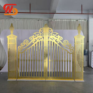 Arco Decorativo Dorado Personalizado SMOOTH para Bodas, Soporte para Fondo de Escenario - Product Image 5