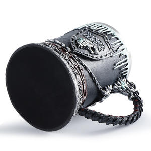 Bicchiere da vino personalizzato in goffo bicchiere <span class=keywords><strong>di</strong></span> birra in acciaio inossidabile goffrato - Product Image 3