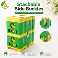 Nouvelle boîte de reproduction légère en plastique pour reine d'abeilles, outil d'apiculture pour ferme apicole, fournie directement par l'usine