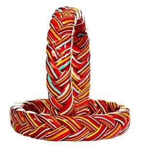 กำไลข้อมือหางม้าหลากสีสไตล์ราชสถาน งานฝีมือประณีตจากแลคเกอร์ คอลเลคชั่นเครื่องประดับแลคเกอร์แบบดั้งเดิม แฟชั่นชาติพันธุ์ทำมือ - Product Image 3
