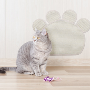 Sisal <b>Cat</b> <b>Scratching</b> Mat Wall Mounted Durable Pet Mat For <b>Cats</b> Solid Pattern 1 Level Cotton Edged - Product Image 1