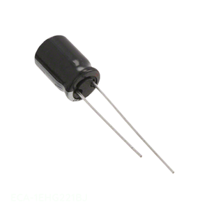 Distribuidor Autorizado ECA-1EHG221BJ Condensador de Aluminio de 220 uF, 20%, 25V, Tipo RADIAL TH, Montaje a través de Orificio - Product Image 1