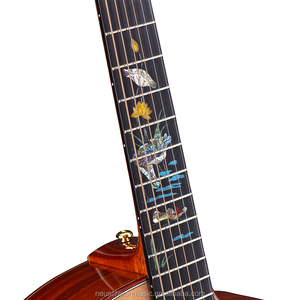 <span class=keywords><strong>Chitarra</strong></span> Acustica da Concerto Personalizzata in Cocobolo 41 Pollici, Interamente in Legno Massello <span class=keywords><strong>con</strong></span> Cutaway, <span class=keywords><strong>Chitarra</strong></span> Acustica di Alta Qualità - Product Image 2