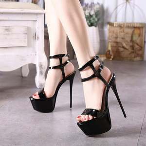 Zapatos de Mujer, Sandalias, Estilo Simple, Tacón Alto de Moda, Correa de Tobillo, Estilo <span class=keywords><strong>Stiletto</strong></span> - Product Image 1