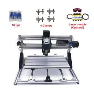 Disassembled CNC Mini 3018 PRO Laser Pcb Milling Machine Wood Carving Machine Laser CNC Engraving Machine