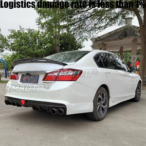 สำหรับ Honda Accord ปี 2014 2015 2016 2017 ปีกหลังคาร์บอนไฟเบอร์/FRP เงาแบบ R สไตล์อุปกรณ์ตกแต่งรถยนต์ สปอยเลอร์แต่งรถ - Product Image 2