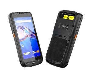 5.5 inch RFID UHF công nghiệp cầm tay <span class=keywords><strong>PDA</strong></span> <span class=keywords><strong>Android</strong></span> 10 OS sinh trắc học Đầu đọc dấu vân tay gồ ghề Máy quét mã vạch - Product Image 1