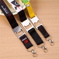 Lanyard in Poliestere di Alta Qualità Personalizzato, Staccabile, con Logo Ricamato in Seta Jacquard e Apribottiglie