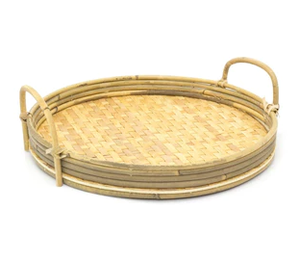 Plateau de boulangerie à pain en bambou durable fabriqué à la main petit plateau de présentation en bambou de service à domicile de haute qualité en gros - Product Image 6