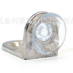 Stainless Steel Shelf Support Bracket With Suction Cup Nickel Plated For <b>Wardrobe</b> Wooden Board Fixing - Product Image 3