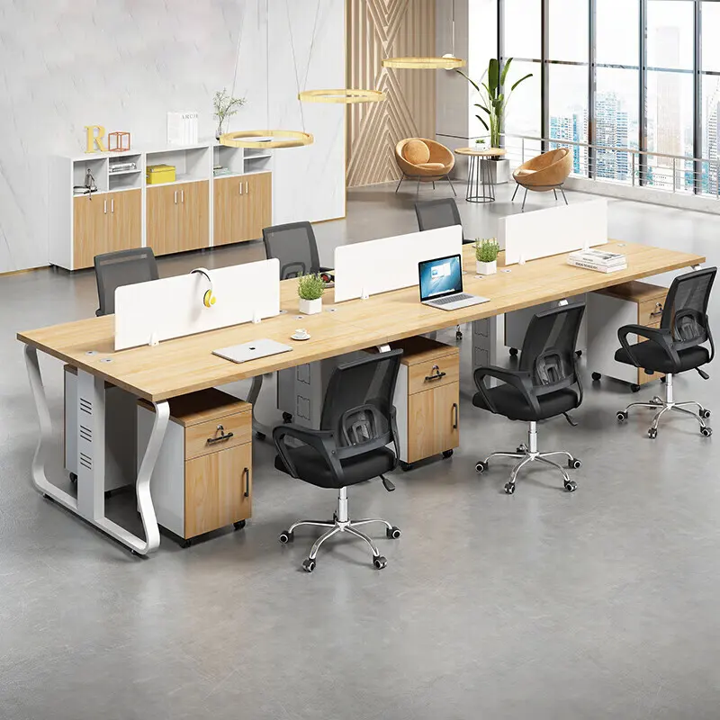 XTBGZ-001 escritorio Mesa de trabajo văn phòng hiện đại bàn đồ nội thất văn phòng bàn L hình bàn Bàn nhân viên bàn làm việc bàn