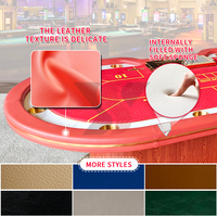 Table de poker Texas moderne de luxe Yu Sheng YS-Texas06, prix d'usine, en bois massif, pour casino, divertissement et jeux d'argent, personnalisable