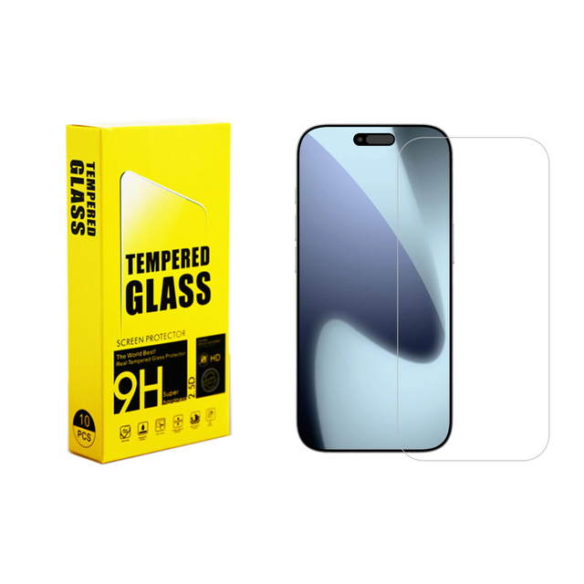 10 in 1 Package 2.5D Clear 9h Clear Tempered Glass Film for iPhone  17e 11 12 13 14 15 16 Plus 17 Pro Max Phone Screen Protector