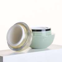 Pot cosmétique personnalisé avec logo, finition mate douce au toucher, luxe, 30g 50g, pots vides en acrylique pour crème visage, emballage pour soins de la peau