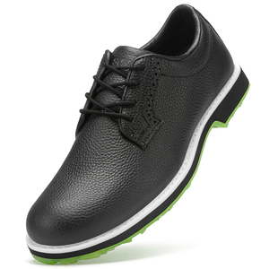 Chaussures de <span class=keywords><strong>golf</strong></span> imperméables pour hommes avec tige en cuir véritable et semelle en caoutchouc Zapatos De <span class=keywords><strong>Golf</strong></span> pour les sports d'automne et d'hiver - Product Image 3