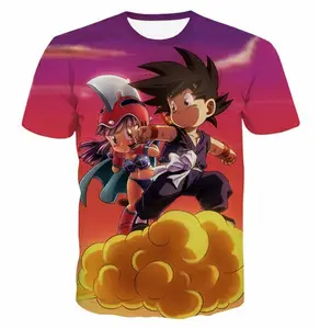 Heiß verkaufendes OEM Z Herren Dragon 7 Ball Super Goku Symbol T-Shirt