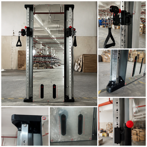 Rack Multifunzione Commerciale 2026 Pieghevole a Parete <span class=keywords><strong>per</strong></span> Squat con Pila di <span class=keywords><strong>Pesi</strong></span>, Trainer Funzionale in Acciaio <span class=keywords><strong>per</strong></span> Uso Domestico - Product Image 3
