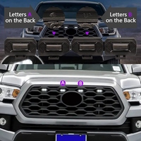 Feux de calandre avant LED 4 en 1 pour Toyota Tacoma Raptor TRD Road Sport, lampe de calandre externe, lumière jaune