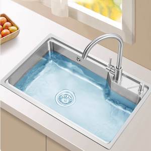 Fregadero de Cocina Grande de Acero Inoxidable 304, de un Solo Tazón, para Instalar Bajo Encimera, Fácil de Limpiar, para Uso Doméstico - Product Image 6