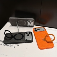 Coque de protection pivotante à texture toile pour iPhone 18 Pro Max, nouveau modèle 17 Pro, style haut de gamme Apple, magnétique 16, 15