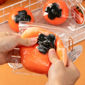 Fluid Persimmon <b>Squishy</b> Slow Rebound <b>Stress</b> Relief <b>Ball</b> Funny Squeeze Toy Boys Girls Holiday Small Gift - Product Image 6