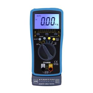 เครื่องวัดมัลติฟังก์ชั่นแบบอัตโนมัติ DT4300B พร้อมสายเคเบิล รีโมทมัลติมิเตอร์ มัลติเทสเตอร์ 200m-600V AC หน้าจอ LCD ขนาด 60x36 มม. - Product Image 3
