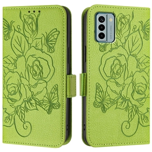 Étui en cuir Book Flip pour Nokia G22/G11/G21, étui pour carte <span class=keywords><strong>de</strong></span> crédit Nokia C02/12/C22 design rose - Product Image 3