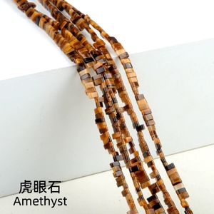 Mini Cuentas Tila de Piedra con Doble Agujero de 2*5 mm, Cristal Sanador, Piedras Preciosas Sueltas para la Fabricación de Joyas - Product Image 5