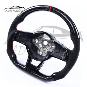 พวงมาลัยคาร์บอนไฟเบอร์ปลอมแปลงสำหรับ MK7กอล์ฟ VW MK7.5 <span class=keywords><strong>GTI</strong></span> R 2003-2020 - Product Image 1