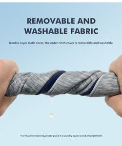 Masajeador de cuello y hombros Cervical con envoltura completa eléctrica Shiatsu con calefacción infrarroja de pulso recargable portátil en forma de U - Product Image 5