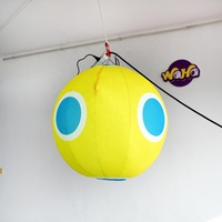 Ballon gonflable lune et planète pour la décoration d'événements de festivals de musique en plein air, avec certification CE et ventilateur intégré