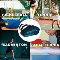 Sac à dos de pickleball grande capacité convertible, organisateur multi-raquettes, sac de sport pour équipement, sacs de tennis et de padel pour hommes
