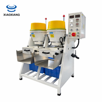 Machine de polissage de bijoux centrifugeuse à disque automatique Huzhou Xiaoxiang 36L*2 avec moteur 2.2KW, utilisation humide et sèche