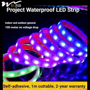 Striscia <span class=keywords><strong>LED</strong></span> RGBIC ad Alta Tensione AC110V <span class=keywords><strong>220V</strong></span>, Controllo tramite APP/Telecomando/Voce, Programmabile, Ripresa a Punti di Riferimento, Autoadesiva in Silicone - Product Image 4