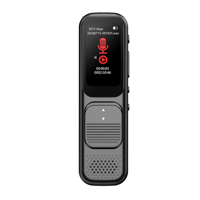 Professional Digital Voice Recorder 3072KBPS Playback MP3 Music Player Built in 16G Memory Noise Reduction Small Sound Recorder