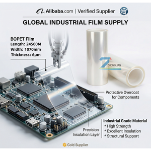 <span class=keywords><strong>Film</strong></span> BOPET transparent, peut être poinçonné proprement sans rebuts, bonne résistance à la flexion, pour découpe/isolement - Product Image 5