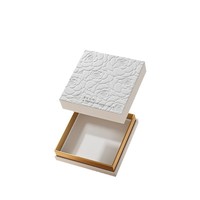 Boîte en papier réutilisable avec insert en mousse gaufrée personnalisée, couvercle et base, emballage de luxe, emballage cadeau rigide en papier