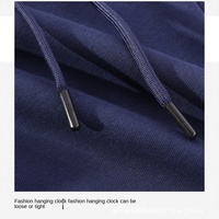Automne hiver transfrontalier Joker veste manteau 100% coton couleur unie fermeture éclair à capuche Cardigan pour hommes femmes pull décontracté ample