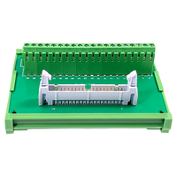 Module adaptateur de bornier à vis à 40 canaux avec contacts en cuivre étamé pour panneaux de commande d'automatisation industrielle